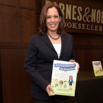 Kamala Harris participates in the signing ceremony for her children's book "Superheroes Are Everywhere"