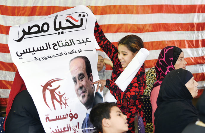 Egyptian President Abdel Fattah al-Sisi has been reelected for a second term with 92 percent of the vote