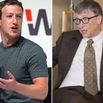 Microsoft founder Bill Gates and Facebook CEO Mark Zuckerberg