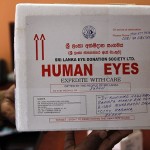 In Sri Lanka, one of the five urban citizens gives donations to their eyes