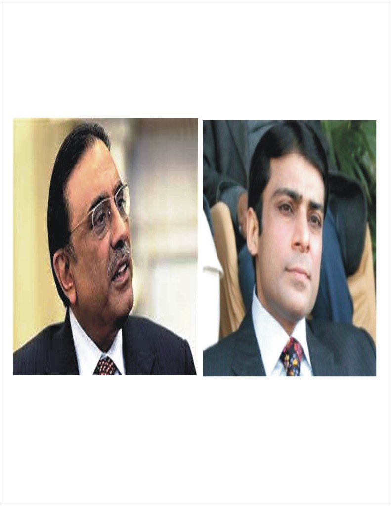 Asif Zardari, Hamza Shahbaz