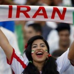 Iran:Women bans watch the match