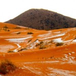 Snow falls in Sahara desert for third time in 40 years