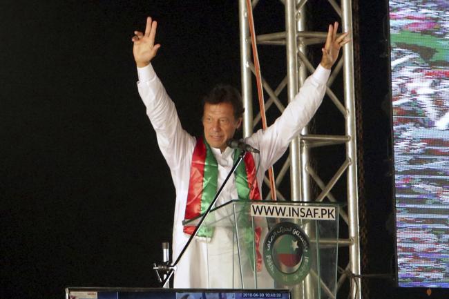 Tehreek-e-Insaf chairman Imran Khan