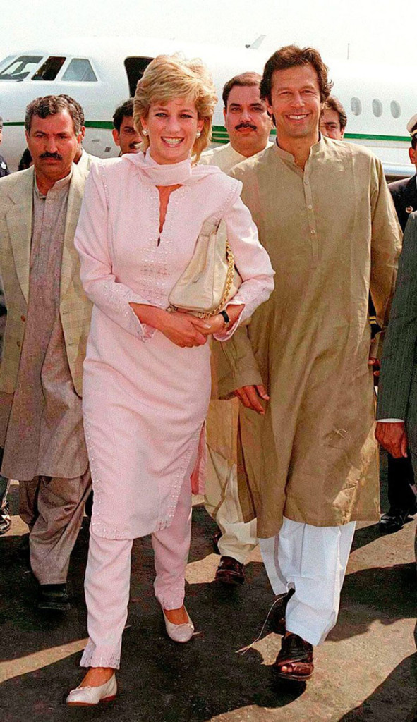On February 21, 1996, Princess of Wales Lady Diana came to Pakistan for a three-day visit on the solemn invitation of current Prime Minister Imran Khan on her purely private visit.
