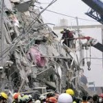 The powerful earthquake in southern Taiwan, six  February