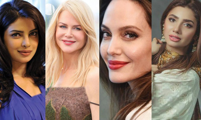 Angelina Jolie, Nicole Kidman, Mahira Khan and Priyanka Chopra