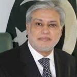former Finance Minister Ishaq Dar