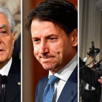 Italy's President Sergio Mattarella and the nominated Prime Minister Giuseppe Conte