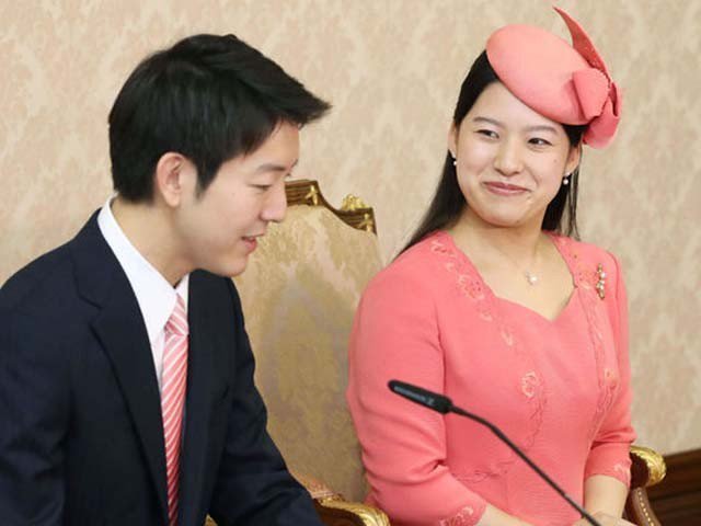 Japan's princess Ayako and Moriya Keio
