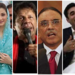 Imran Khan, Maryam Nawaz, Asif Zardari and Bilawal Bhutto