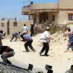 A group of Israeli settlers attacked Madama, a Palestinian village