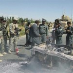 Ghazni province in southern Afghanistan, a suicide bomber killed four security personnel