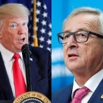 US president Donald Trump and head of the European Commission Jean-Claude Juncker