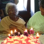 American woman Jeralean Talley's celebrated his 116th birthday with family