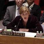 US Ambassador to the UN Security Council Samantha Power addressed