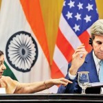 US Secretary of State John Kerry and Indian Foreign Minister Sushma Swaraj