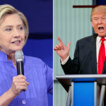 US presidential candidate Donald Trump and Hillary Clinton