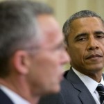US President Barack Obama and NATO Secretary General Jens Stoltenberg
