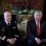 US President Trump and National Security Advisor H.R. McMaster