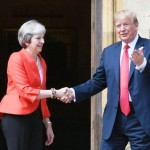 US President Donald Trump and British Prime Minister Theresa May