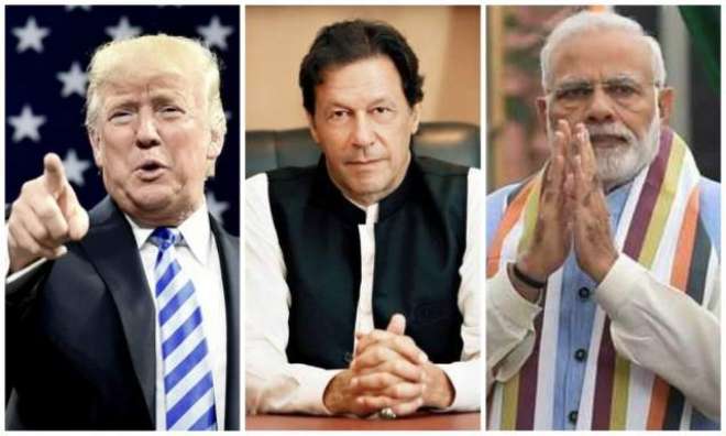 US President Donald Trump says he has talked to Narendra Modi and Imran Khan over Kashmir issue