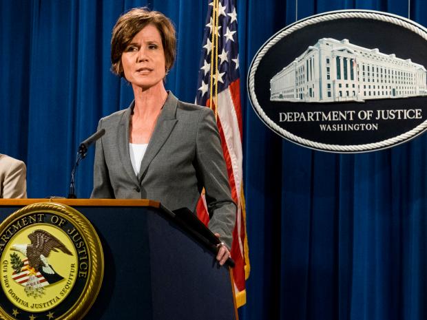 Acting US Attorney General Sally Yates