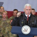 US Vice President Mike Pens arrived in Afghanistan without any advance announcement where he met the soldiers