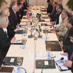 US Secretary of State Rex Tillersonmeets Civil and Military leadership of Pakistan