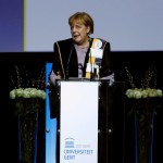 Angela Merkel addressed the the universities of Ghent