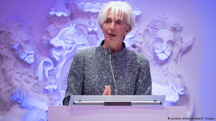 International Monetary Fund chief Christine Lagarde