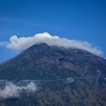Volcano in Mount Agung 'Indonesia Bali Island