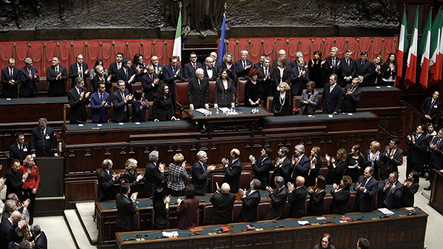 Italy's parliament passed a resolution in support of an independent Palestinian state