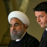 Italy's Prime Minister Matteo Renzi and the President of Iran Hassan Rohani press conference