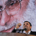 Iran's supreme leader Ayatollah Ali Khamenei and President Mahmoud Ahmadinejad