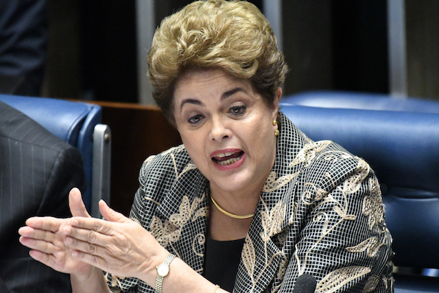 Suspended  of Brazilian President Dilma Rousseff 