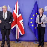 British Prime Minister Boris Johnson and European Commission President Ursula von der Leyen