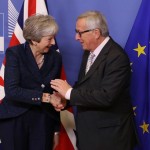 British Prime Minister Theresa May and the European Union Jean-Claude Juncker