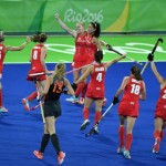 Britain won the gold medal by defeating the Netherlands in the women's hockey final penalty shoot out
