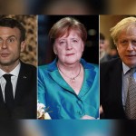 The foreign ministers of Britain, Germany and France have sharply criticized Iran