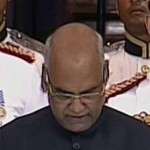 Dalit leader Ram Nath Kovind took oath as India's 14th President