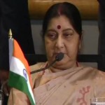 Indian External Affairs Minister Sushma Swaraj