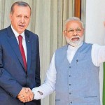 Turkish President Recep Tayyip Erdogan and Indian Prime Minister Narendra Modi