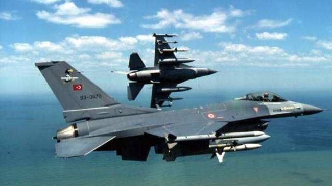 Turkish fighter jets bombed hideouts of Kurdish militants  