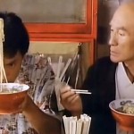 During the meal, drink or soup noodles in Japan loud mouth pulled into a part of tradition