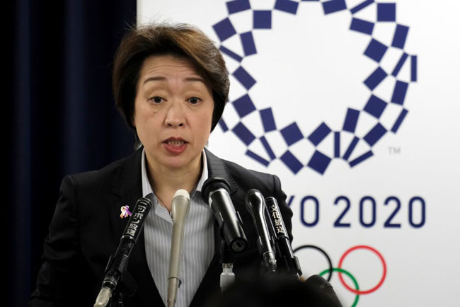 Japan's Olympic Minister Seiko Hashimoto