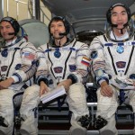 Japan's astronaut Kimiya Yui, NASA and the Russian Space Agency FSA's Kjell Lindgren's Oleg Kononenko