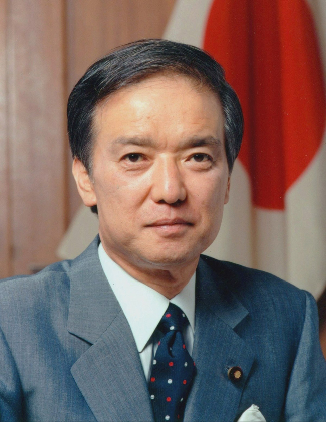 Former Japanese Prime Minister Toshiki Kaifu