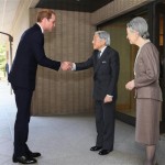Harry met the Emperor and Empress of Japan