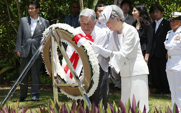 Japan emperor Akihito and Empress Michiko 